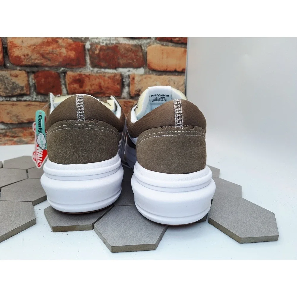 VANS Old SKool Overt CC Comfy Cush Walnut Brown Over Shoes Men's SZ 10 Chunky - Picture 5 of 8